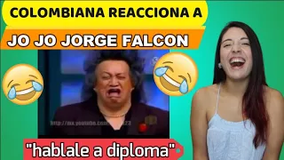 COLOMBIANA REACCIONA A JO JO JO FALCON - "hablale a diploma"