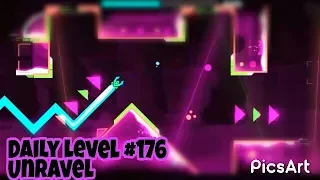 Daily Level #176 (all coins) "Unravel by Thomartin" - Geometry Dash 2.1 | JauzG