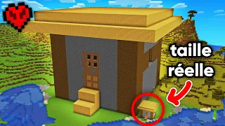 J'ai Construit une Maison XXL sur Minecraft Hardcore