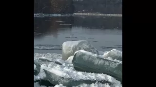 CT River Ice Dam 2018