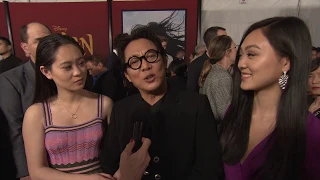 Mulan: Jet Li "The Emperor" Red Carpet Movie Premiere Interview | ScreenSlam