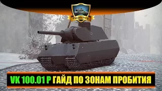 world of tanks |пробитие VK 100 01 P