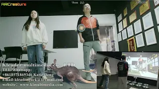 AR animal interaction ar interactive projection, somatosensory interactive screen somatosensory