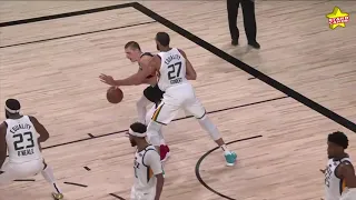 Nikola Jokic hits clutch turn-around hook shot on Rudy Gobert to lift the Nuggets past Jazz