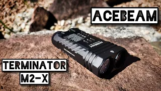 Acebeam Terminator M2 X Taschenlampe Multi Light Sources EDC Flashlight Throw Flood Signal