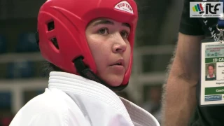 Sparring final senior female -68kg - ITF World Cup 2016 - Budapest