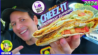 Taco Bell® Big Cheez-It® Crunchwrap Supreme® 2024 Review 🌮🔔🧀🛑 Now Nationwide! 🤩 Peep THIS Out! 🕵️‍♂️