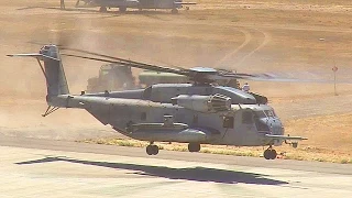 CH-53E Super Stallion Helicopters Air Lift U.S. Marine Battalion