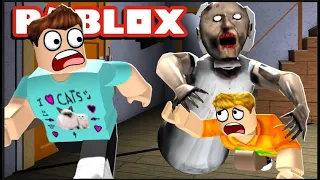 GRUMPY GRAN! (SCARY OBBY)Roblox Gameplay Walkthrough EASY Mode