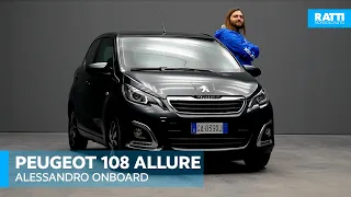 PEUGEOT 108 BENZINA VTI 1.0 72CV ALLURE GRIGIO AZIENDALE (2020) | INTERNI ED ESTERNI CON ALESSANDRO