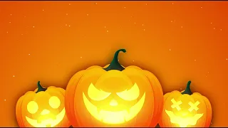 Halloween Background with Jack o lantern Pumpkin in 4k | Unwind Free Stock Video