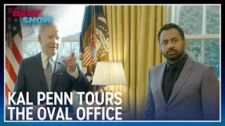 President Biden Gives Kal Penn an Oval Office Tour | The Daily Show