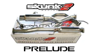 Honda Prelude Unboxing Skunk2 Racing CATBACK exhaust Mega Power