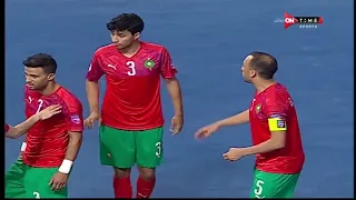 مباراة (المغرب والإمارات) في إطار منافسات بطولة كأس العرب لكرة الصالات