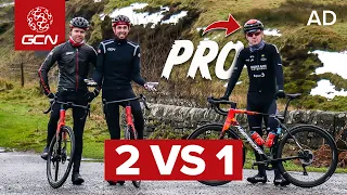 Can We Beat A Tour De France Pro? 2 Vs 1 Challenge