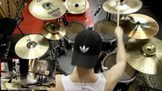 AUGUST BURNS RED - WHITE WASHED DRUM COVER BY ALEXANDER DOVGAN'