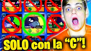 USO SOLO BRAWLER CON LA "C" CHALLENGE! Brawl Stars ITA!