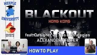 Blackout Hong Kong Board Game – How to Play &Setup, FEAT. designer Alexander Pfister (CONCISE Rules)