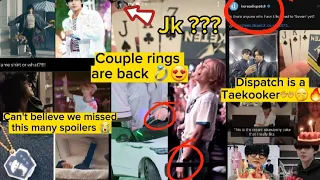 Taekook facts: Jungkook effortlessly exposing Taekook in MV & in Jk's live | Dispatch is a Taekooker