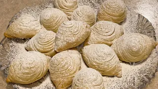 Azerbaijan Cuisine!!! Baking a DELICIOUS, MELTING, CRUMBLY Bakery Badambura!