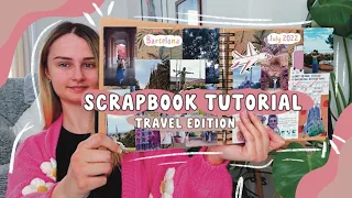 DIY SCRAPBOOK TUTORIAL | Travel Scrapbook Ideas, Tips and Tricks!