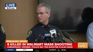 Virginia police speak on deadly Walmart mass shooting