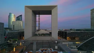 La Défense, Paris, France, Paul Kalkbrenner - Te Quiero, DRONE, 4K