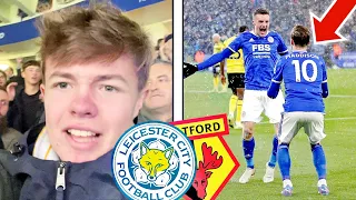 SCENES AS JAMIE VARDY SCORES 2 As Leicester BEAT Watford! Leicester 4-2 Watford Matchday Vlog!