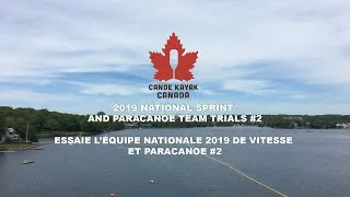 DAY 3 AM / 2019 National Sprint & Paracanoe Team Trials #2/Essaie de l'équipe nationale