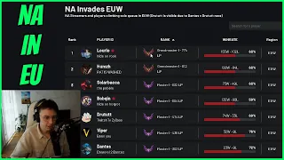 Caedrel Reacts To NA Streamers Climb In EUW