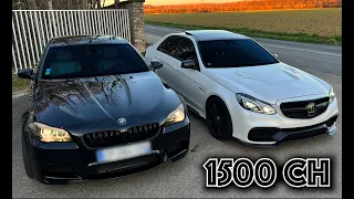 DÉCATA + DRIFT EN M5 F10 ET E63 AMG !