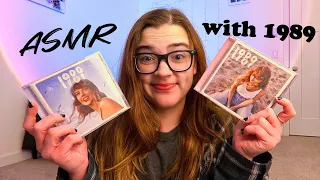 ASMR unboxing 1989 Taylor Swift CD’s 🌊 and tapping on them (lofi and whispered)
