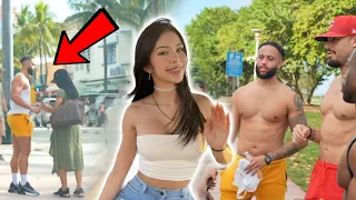 COLD APPROACHING WOMEN IN MIAMI | SPARRING SESSION (MIAMI VLOG)