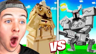 Reacting to the MOST VIEWED Minecraft Mob Battle (FERROUS WROUGHTNAUT!)