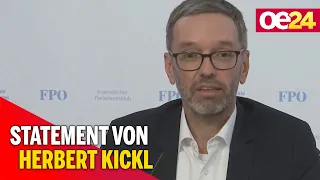 Gegen Corona-Politik: Statement von Herbert Kickl