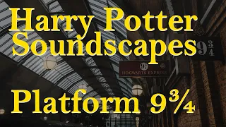 Platform 9 ¾ ASMR 🚂  Harry Potter Station Inspired Ambience ⚡ King's Cross London⚡ Hogwarts Express