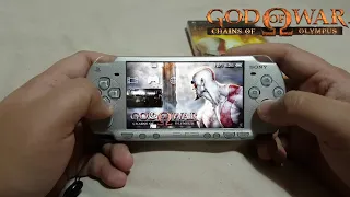 God Of War Chains Of Olympus on PSP 2000 Slim