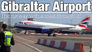 GIBRALTAR AIRPORTS FAMOUS ROAD ACROSS THE RUNWAY! - EPIC PLANESPOTTING! - 1st MAY 2022 🇬🇮✈️