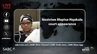 Former National Assembly Speaker Nosiviwe Mapisa-Nqakula court appearance