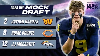 New POST COMBINE 2024 NFL Mock Draft with Charles Davis! I Full 1st Round Mock Draft