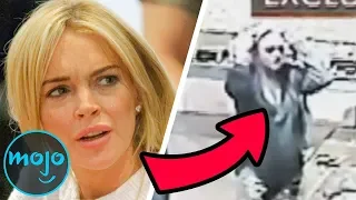 10 Celebrities Caught on Camera Breaking the Law