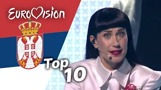 Top 10 ESC Songs Ever: Serbia | Best Serbian Eurovision Songs