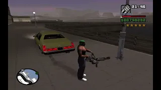 GTA  San Andreas stealing a tank from the Military