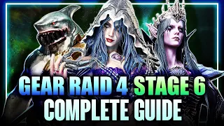 Gear Raid IV Stage 6 - FULL GUIDE - Placements/Builds/Explanations - Most Technical Content in WoR!