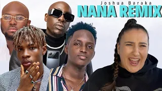 Joshua Baraka - NANA Remix ft Bien, Joeboy, King Promise 🔥 🤯 / Just Vibes Reaction