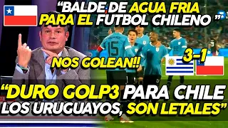 NARRADORES CHILENOS FURIOSOS POR GOLEADA DE URUGUAY ¡ES UN GOLPE PARA CHILE, SON LETALES!