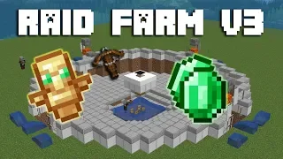 Simple Raid Farm Tutorial (Emeralds, 70+ Items, and Totems) | 1.14.3+ Minecraft