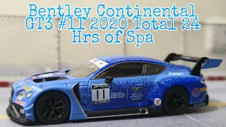 MINI GT Bentley Continental GT3 #11 2020 Total 24 Hrs of Spa / No. 335 Unboxing