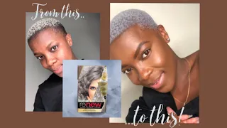 How I Bleach And Dye My Hair Grey | South African YouTuber ❤️