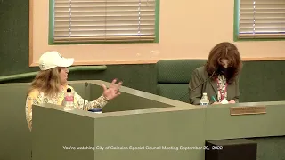 City of Calexico Special Council Meeting September 29, 2022